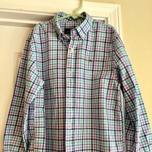 Vineyard Vines Cotton Whale Shirt S (8-10)
